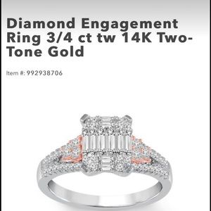 Brand New Engagement Ring & Band from Kay’s.